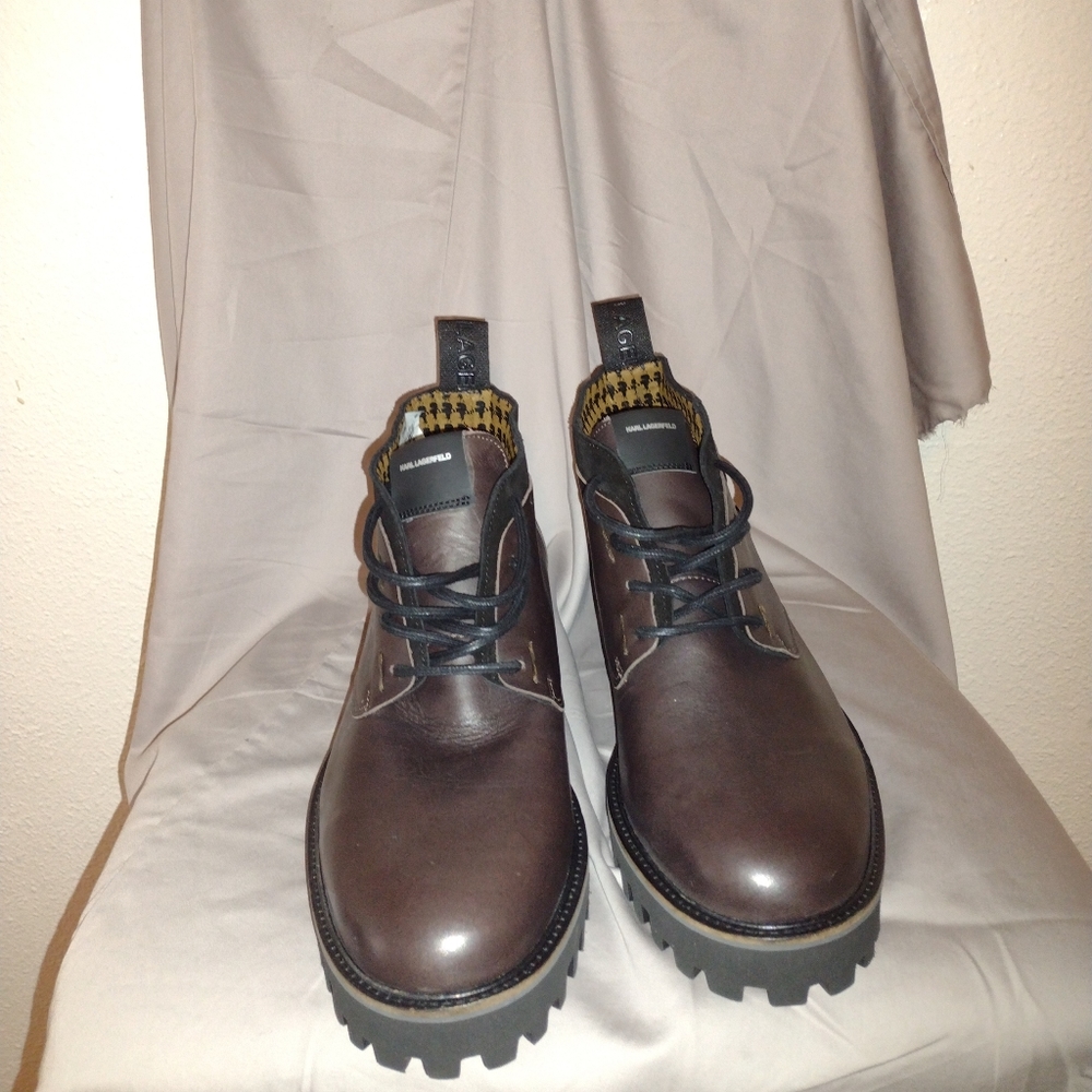 Karl Langerfield  Brown Men's Work/Dress Boots Size 12